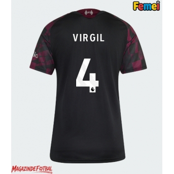 Liverpool Virgil van Dijk #4 Tricou Fotbal Replică 2026-27 Femei Treilea